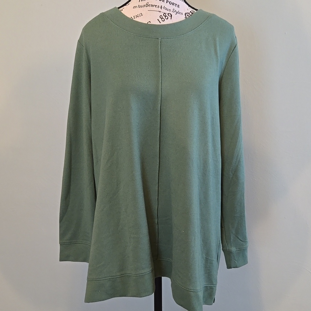 Green Crew Sweater